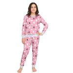 Lány Lezser Állatmintás Sötét rózsaszín árnyalatú Italian Fashion Gyerek pizsamák 110-es méretű 