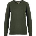 Női Klasszikus Gyapjú Oliva zöld árnyalatú Barbour Kézzel mosható Sweater-ek S-es 