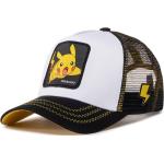 Női Fehér Pokemon Pikachu Baseball sapkák 