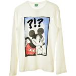Fiú Fehér UNITED COLORS OF BENETTON Mickey Mouse és barátai Mickey Mouse Egér motívumos Gyerek hosszú ujjú pólók akciósan 170-es méretű 
