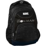 BeUniq Marvel hátizsák, iskolatáska - 3 rekeszes - Ironman Holo