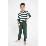 Fiú Lezser Csíkos Zöld Taro Gyerek pizsamák 24 hónaposoknak 