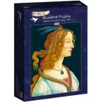 Bluebird 1000 db-os Art by puzzle - Sandro Botticelli - Idealized Portrait of a Lady 1480 (60023)