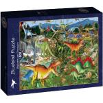 Bluebird 1500 db-os puzzle - Explorers and Dinosaurs (90322)