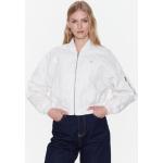 Designer Női Farmer Fehér Calvin Klein Jeans Bomber dzsekik akciósan S-es 
