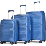 Poliészter Kék Bontour Kerekes Bőrönd szettek 3 darab / csomag 