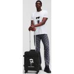 Női Fekete Karl Lagerfeld Kerekes Utazó bőröndök Fenntartható forrásból 
