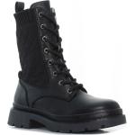 Női Fekete Bosido Téli cipők Fűzős kapoccsal - 5-7 cm-es sarokkal akciósan 38-as méretben 