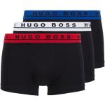 Férfi Fekete Boss Sztreccs boxerek 3 darab / csomag S-es 