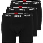 Férfi Fekete HUGO Sztreccs boxerek 3 darab / csomag akciósan S-es 