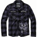 Férfi ing // Brandit / Motörhead Checkshirt black/grey