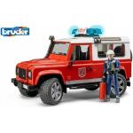 Műanyag Piros Bruder Land Rover Tűzoltóság Játék vonatok 28 cm-es méretben 
