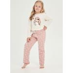 Lány Pöttyös Gumi Fehér Taro Gyerek pizsamák 128-as méretű 