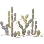 Absztrakt mintás Vas Zöld Mauro Ferretti Kaktusz motívumos Falra szerelhető Faldekorációk 