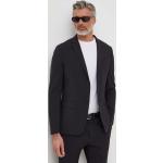 Designer Férfi Klasszikus Elasztán Fekete Calvin Klein Téli Béléses Szövetkabátok XL-es 