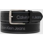 Designer 90 Férfi Fekete Calvin Klein Jeans Övek Fenntartható forrásból Marhabőr 