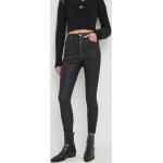 Designer Női Super skinny fazonú Elasztán Fekete Calvin Klein Jeans Skinny farmerek Fenntartható forrásból 