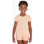 Designer Feliratos Narancssárga Calvin Klein Jeans Gyerek pólók Fenntartható forrásból 6 éveseknek 