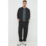 Designer Férfi Poliészter Fekete Calvin Klein Jeans Bélelt Melegítő nadrágok Fenntartható forrásból akciósan L-es 