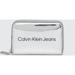 Designer Női Farmer Ezüst Calvin Klein Jeans Cipzáras pénztárcák 