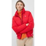 Designer Női Elasztán Piros Calvin Klein Jeans Bélelt Átmeneti & Tavaszi kabátok Fenntartható forrásból XS-es 