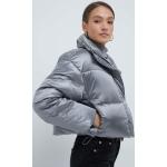 Designer Női Lezser Poliészter Ezüst Calvin Klein Béléses Átmeneti & Tavaszi kabátok Fenntartható forrásból L-es 