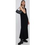 Designer Női Poliészter Fekete Calvin Klein Maxi Bélelt Maxi ruhák XS-es 
