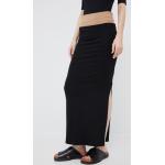 Designer Női Szövet Fekete Calvin Klein Maxi Tencel Hosszú szoknyák XS-es 