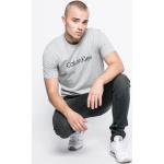 Designer Férfi Feliratos Szürke Calvin Klein Kereknyakú Feliratos pólók akciósan S-es 