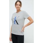 Designer Női Feliratos Szürke Calvin Klein Kereknyakú Feliratos pólók XS-es 