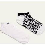 Designer Férfi Elasztán Fehér Calvin Klein Pamut zoknik 2 darab / csomag 43-es 
