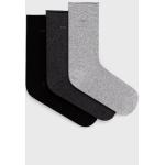Designer Női Elasztán Szürke Calvin Klein Pamut zoknik 3 darab / csomag Egy méretű 