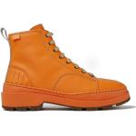 Női Klasszikus Narancssárga Camper Bélelt Téli cipők Fenntartható forrásból Cipzáros kapoccsal Borjúbőr akciósan 