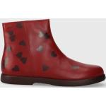 Gyerek Lezser Gumi Sötét vörös árnyalatú Camper Téli cipők Cipzáros kapoccsal 36-os méretben 