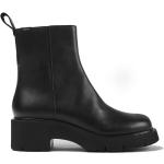 Női Fekete Camper Téli Gore-Tex Vízálló Téli cipők Fenntartható forrásból Cipzáros kapoccsal - 5-7 cm-es sarokkal Borjúbőr akciósan 