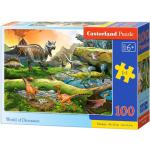 Castorland Dinoszauroszok 100    darabos  Puzzle-k 5 - 7 éves korig 
