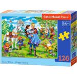 Castorland 120 db-os puzzle - Hófehérke - Boldogan éltek... (B-13463)
