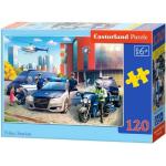 Castorland Rendőrség 100    darabos  Puzzle-k 5 - 7 éves korig 