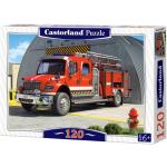 Castorland Tűzoltóság 100    darabos  Játék tűzoltóautók 5 - 7 éves korig 