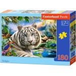 Fehér Castorland Tigris motívumos Puzzle-k 5 - 7 éves korig 