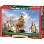 Castorland 3000 db-os puzzle - Tengeri csata, Pierre J. Gilbert (C-300037)