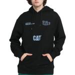 Férfi Fekete Cat Kapucnis pulóverek akciósan L-es 
