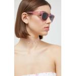 Designer Női Rózsaszín Chiara Ferragni Szögletes napszemüvegek XXL-es 