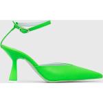 Designer Női Bőr Zöld Chiara Ferragni Tűsarkú cipők - Hegyes orral 36-os méretben 