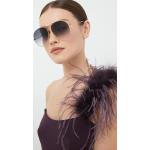 Designer Női Arany Chloé Aviator napszemüvegek 