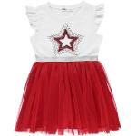 Flitteres Lány Poliészter Piros Gyerek ruhák 110-es méretű 