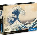 Clementoni 1000 db-os Compact puzzle Museum Collection - Hokusai - A nagy hullám Kanagavánál (39707)