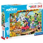 Színes Clementoni Donald Kacsa Mickey Mouse 24   darabos  Egér motívumos Puzzle-k 3 - 5 éves korig 