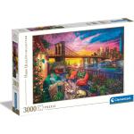 Clementoni 3000 db-os puzzle - High Quality Collection - Manhattani naplemente a teraszon (33552)