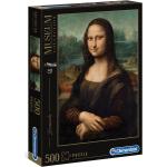 Műanyag Színes Clementoni Mona Lisa 500   darabos  Festmény puzzle-k 